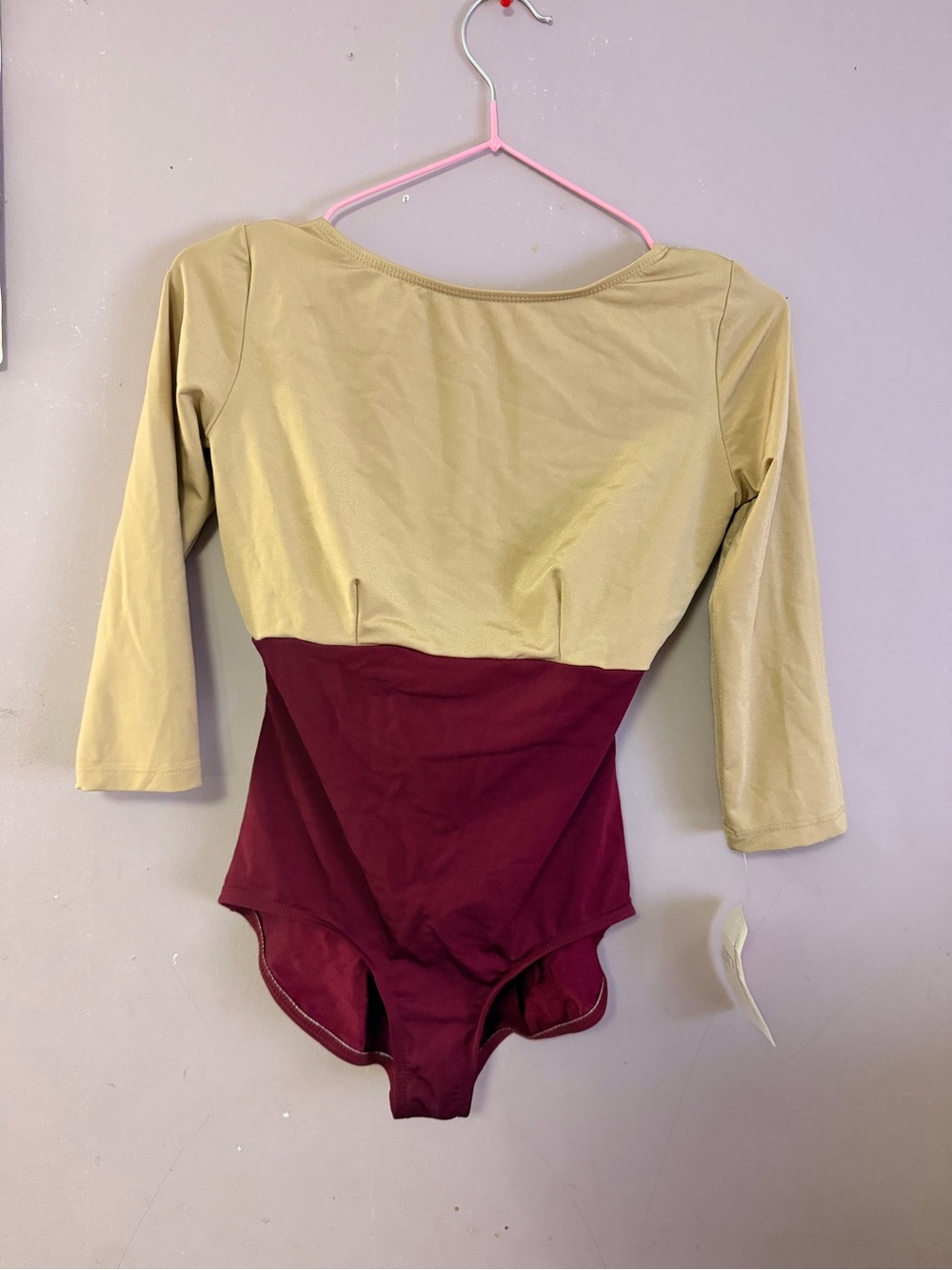Natalie Dancewear Two-Tone 3/4 Sleeve Women’s Leotard